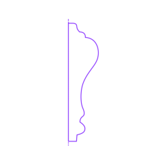 Buildings Mouldings Trim Chair Rail Coronado Stencil Svg Design File, Free Vectors File